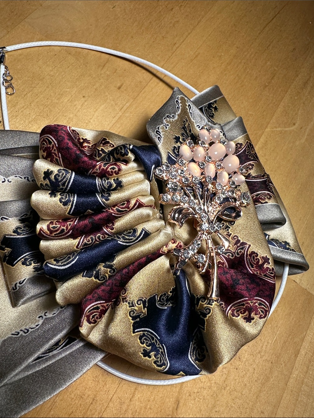 Di moggio Handmade 100% Silk Necklace Tie - Picture 3 of 4